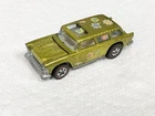 HOT WHEELS RED LINE NOMAD LIME YELLOW w WHITE INTERIOR EXCELLENT CONDITION
