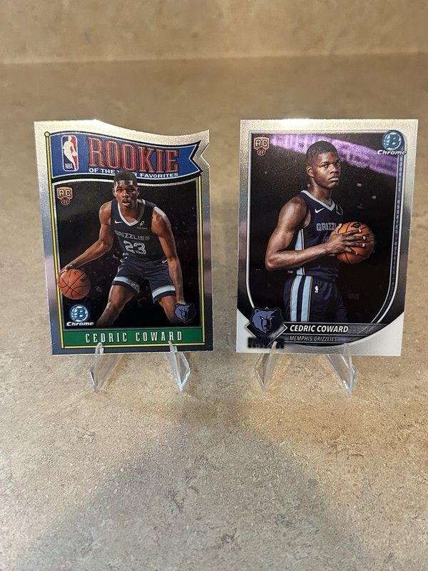 Cedric Coward 2 Card Rookie Lot