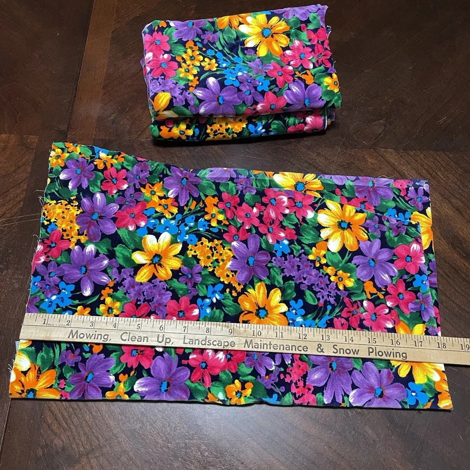 Dramáticas Flores Tela Terciopelada Lote 3 Piezas, Ver Fotos Foto 3 de 4