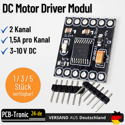 2 Kanal DRV8833 DC Motor Driver Modul 1,5A 3-10V Dual H-Brücke Für Arduino DIY