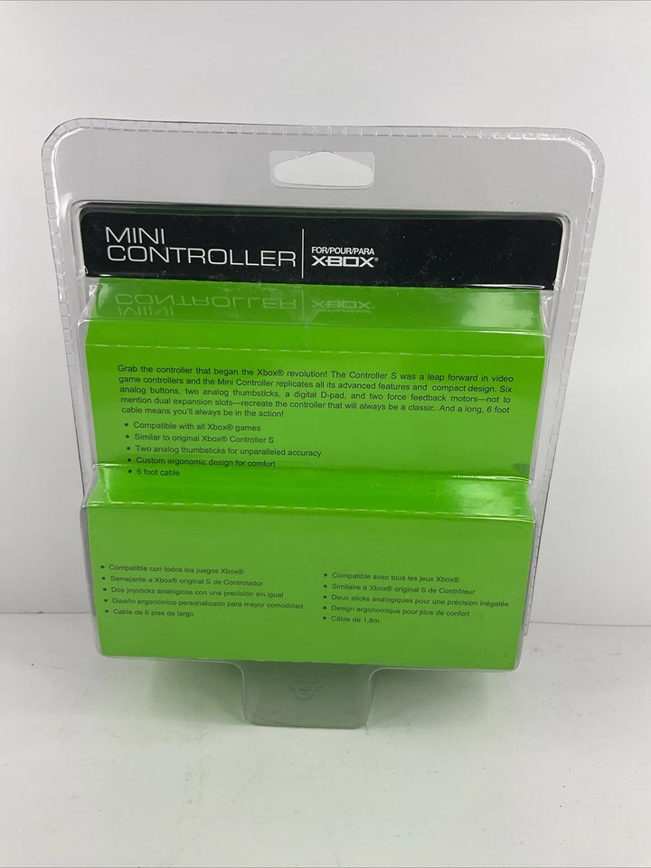 TTX Tech Controller For Original Xbox, 6ft Cable, Green Color, Brand New. (C4) - Image 3 of 4