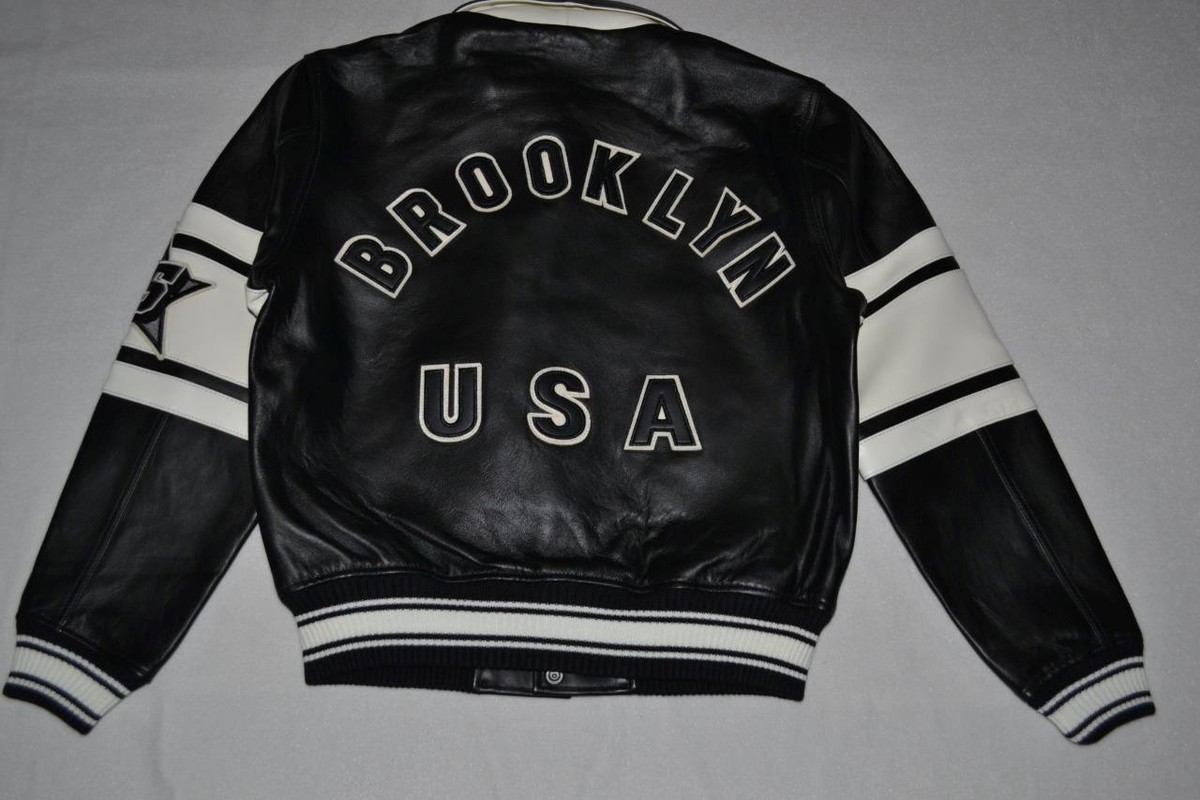 SALE AUTHENTIC Avirex LIMITED CITY SERIES Leather BROOKLYN