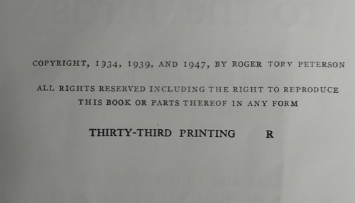 A Field Guide To The Birds by Roger Tory Peterson 1947 Edition HC - Picture 9 of 18