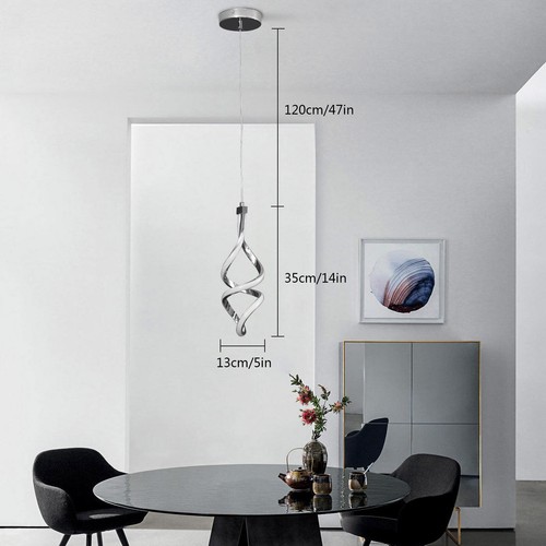 3pcs Led Chandelier Light Kitchen Island Lamp Dining Room Pendant Light Remote - Picture 3 of 24