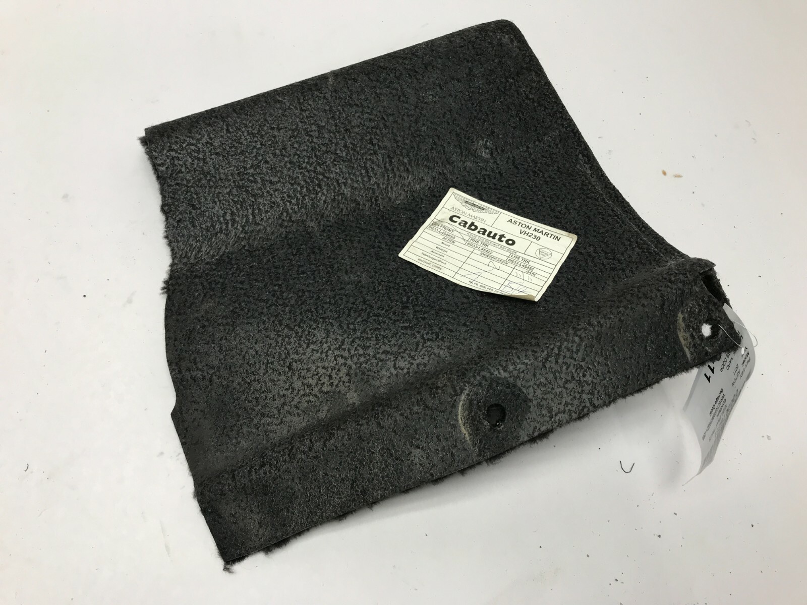 Aston Martin V8 Vantage 2007-2016 Rear Right Trunk liner
