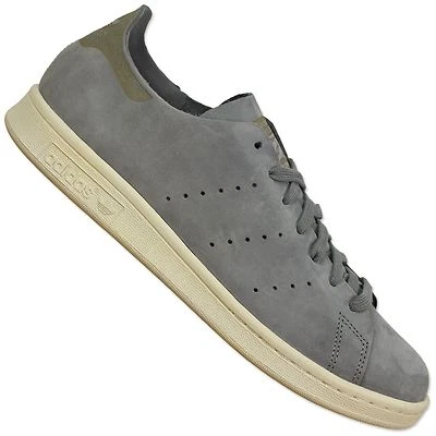 Adidas Original Stan Smith Clean Cuir Baskets S79465 Gris Chaussures 36 2/3 UK - Photo 1/3