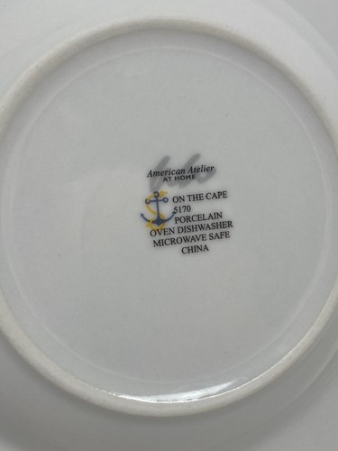Set of 8 American Atelier On the Cape 5170 Soup Salad Bowls 8.5" Across Sailboat - Picture 2 of 8