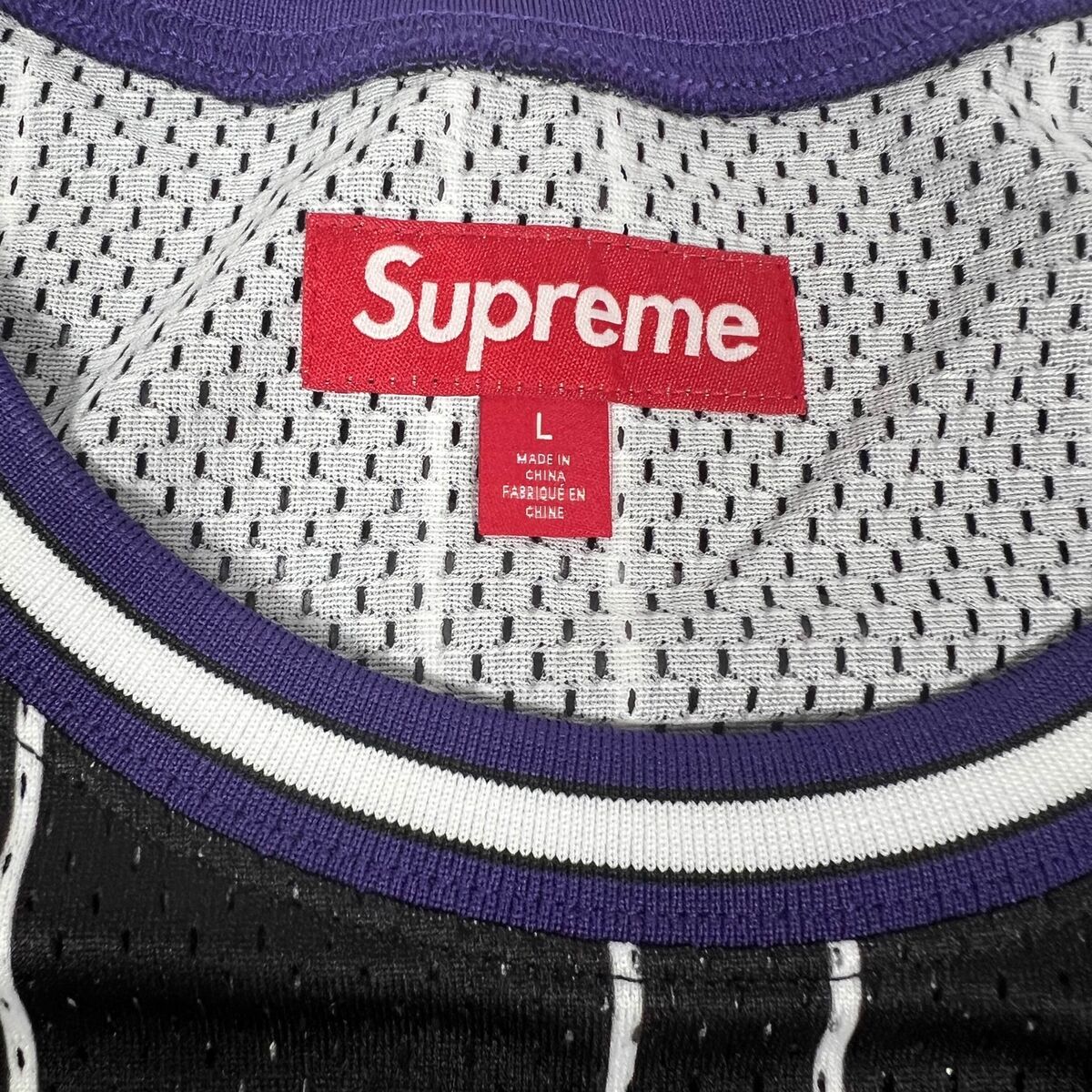Supreme Star Basketball Jersey Black SS24 - Men's Size Large Supreme Star Basketball Jersey Black SS24 - Men's Size Large