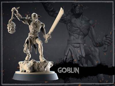 Dark Fantasy Creatures: Goblin; Resin 3D Print