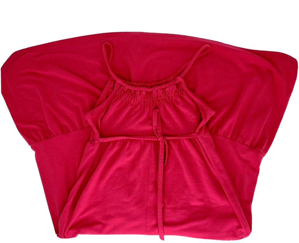 Maxi Vestido Xhilaration Niñas Talla M Rosa Caliente Foto 2 de 3