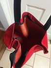 Pharmaceutical Rep Advertising Cardene IV Red Canvas Tote Bag Zipper — photo 8