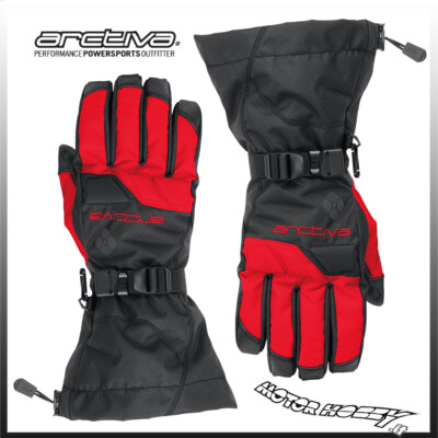 ARCTIVA SCHNEEHANDSCHUH GLOVE S8 PIVOT SNOW BLACK RED GRÖSSE 3XL