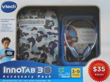 Vtech InnoTab 3S Blue Camo Learning System Accessory Pack Bundle
