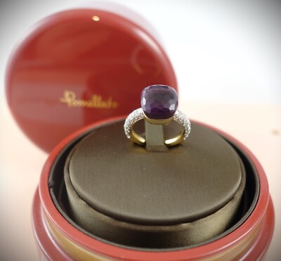 Pomellato Nudo Classic Amethyst Brillanten 750 Roségold Ref. A.C004B906/OI