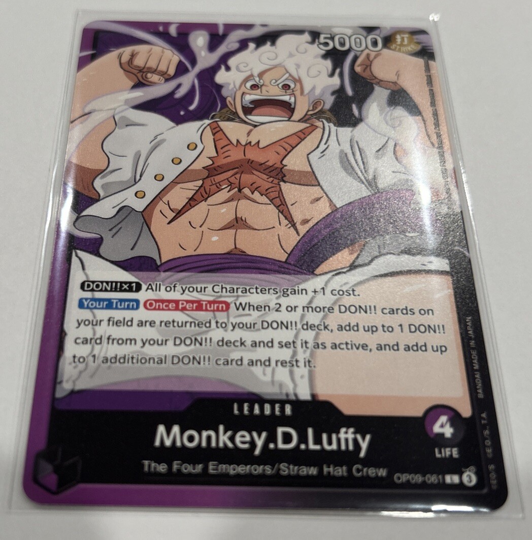 One Piece CG Monkey D Luffy OP09-061 English Emperors in the New World Leader!