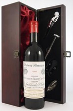 Chateau Villemaurine 1957 St Emilion Grand Cru Classe vintage wine in gift box