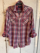 Polo Ralph Lauren PLAID WESTERN SHIRT SIZE M