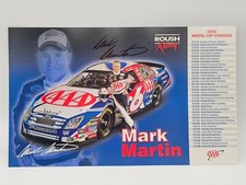 2006 Nextel Cup Schedule - Mark Martin #6 AAA- SIGNED RARE