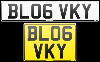 BLOG VKY   BLOGGER VICKY PRIVATE REGISTRATION CHERISHED NUMBER PLATE BL06 VKY
