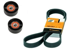 V-ribbed belt set tensioner pulley for Renault Master II Trafic II 2.5 dCi new