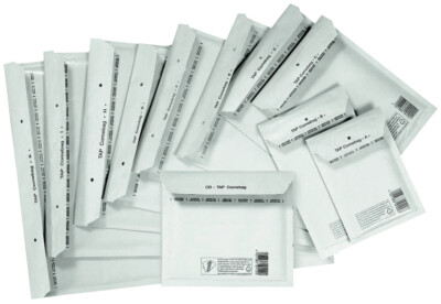 100 Luftpolstertaschen H8 In Weiß - Selbstklebende Versandtaschen Für Sicheren Paketversand