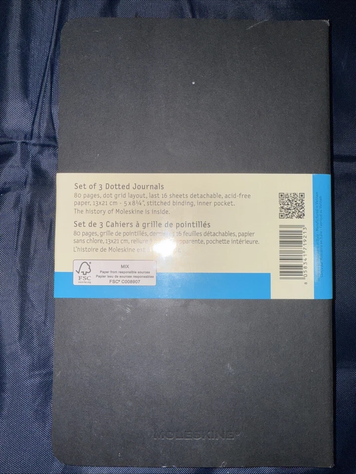 Новый в коробке - Молескин (набор из 3) Cahiers коллекции - пунктирные журналы - Изображение 3 из 4