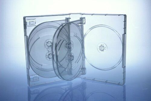 DVD Box, Leerhülle, Hülle, 10-fach, 190 x 135 x 35 mm, transparent - Zdjęcie 1 z 1