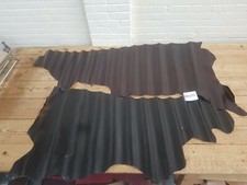 Black & Chesnut Brown Pigmented Calf Side Leather 1-1.2mm Thick OK Quality EB252