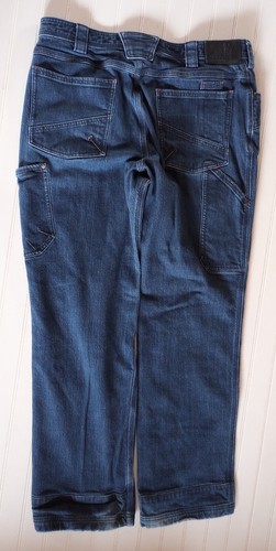 Duluth Alaskan Hardgear Herren 35x32 Skagway Relaxed Blau Denim Arbeitsjeans 62630 - Bild 6 von 9