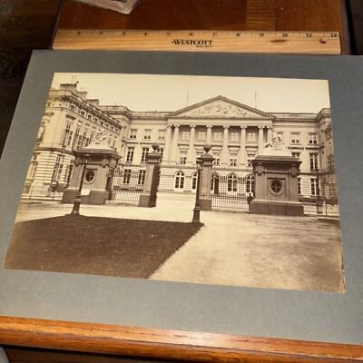 Antique Palais de la Nation Mounted Belgian Architecture Photo Hector Guimard