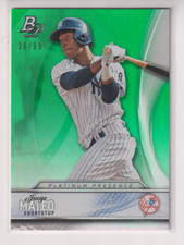 Jorge Mateo 2016 Bowman Platinum Baseball Presence Card Green $1 Shipping #/99