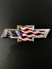 American Flag Grill Emblem Overlay Premium Vinyl Decal Fits 2014-2019 Chevrolet American Flag Grill Emblem Overlay Premium Vinyl Decal Fits 2014-2019 Chevrolet