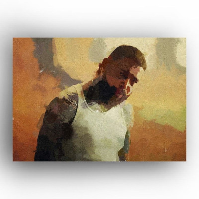 Post Malone #11 Sketch Card Limited 2/50 PaintOholic Signed