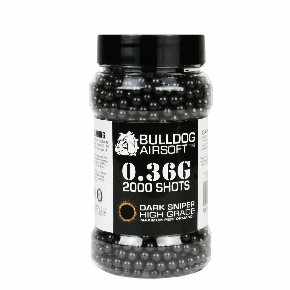 Extreme Bulldog 0.12g Yellow 2000 Airsoft BB Pellets