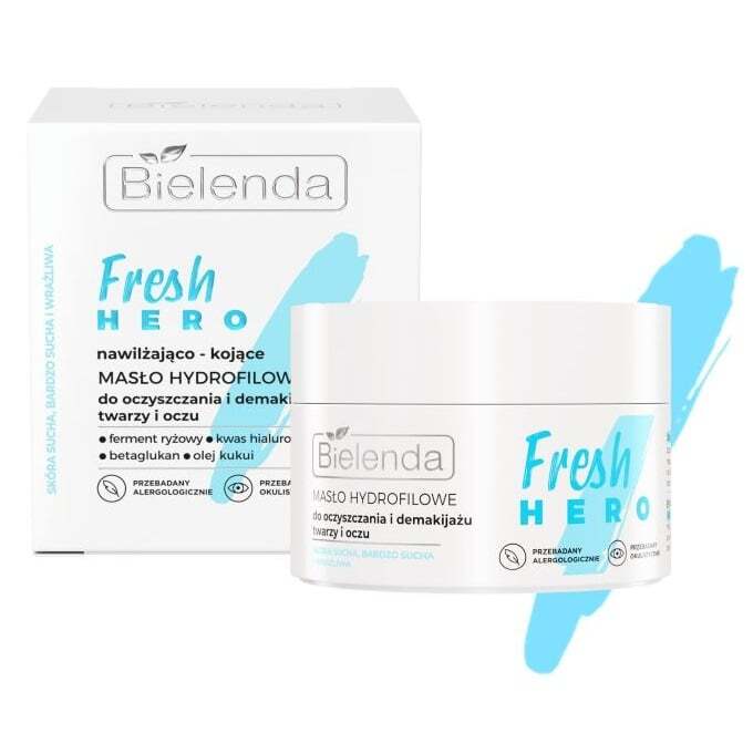 Bielenda Fresh Hero Moisturizing Soothing Hydrophilic Butter Removing Makeup 40g