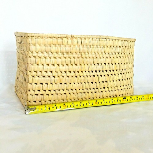 Cane Storage Basket Woven Rattan Wicker Natural Eco-friendly Sri Lanka - Picture 6 of 7