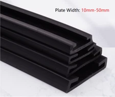 Double U-shaped Rubber edging Protective sealing Edge Protection Frame Profile