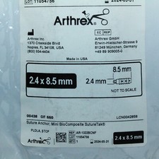 SEALED SUTURE ANCHOR AR-1322BCNF 2.4 dia. x 8.5 mm Length TRAINING OR RESEARCH