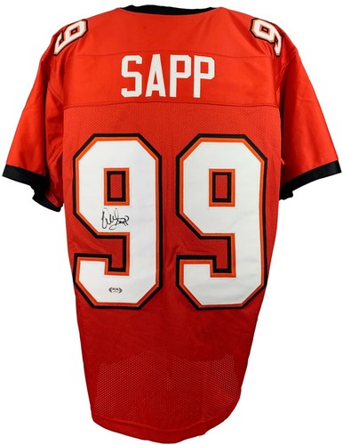 Warren Sapp signed jersey Tampa Bay Buccaneers PSA COA Miami Hurricanes