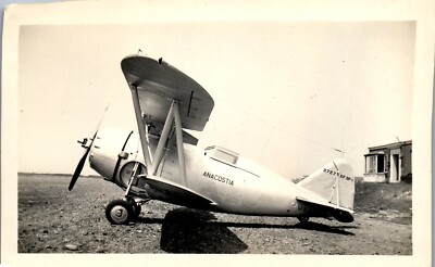Grumman F3F Fighter Biplane Photo (3 x 5) Gordon Williams