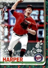 2019 Topps Holiday #HW63 Ryne Harper Minnesota Twins Rookie Baseball Card