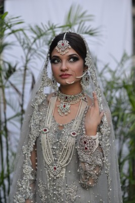 New Pakistani Indian Bridal Mala Jewellery Set Necklace Earrings