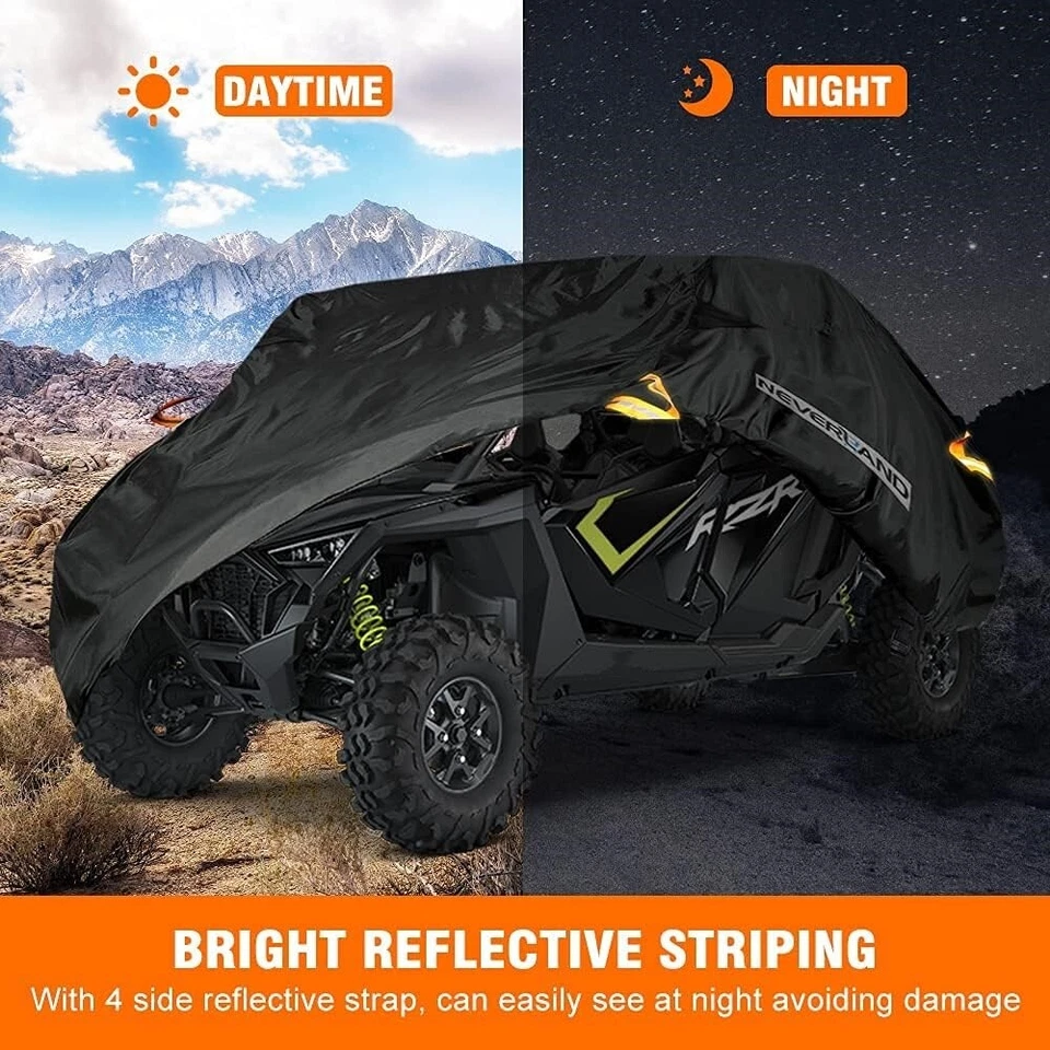 Cubierta de almacenamiento para UTV vehículo utilitario Polaris RZR XP 4 1000 exterior resistente Foto 4 de 4