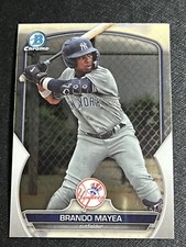 2023 Bowman Draft Chrome Brando Mayea #BDC 66 New York Yankees (RC) 1A