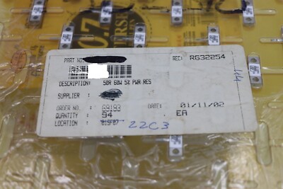 FLORHDA RF LABS 250W RF Resistors (Model 32-1085), 94pcs per Lot