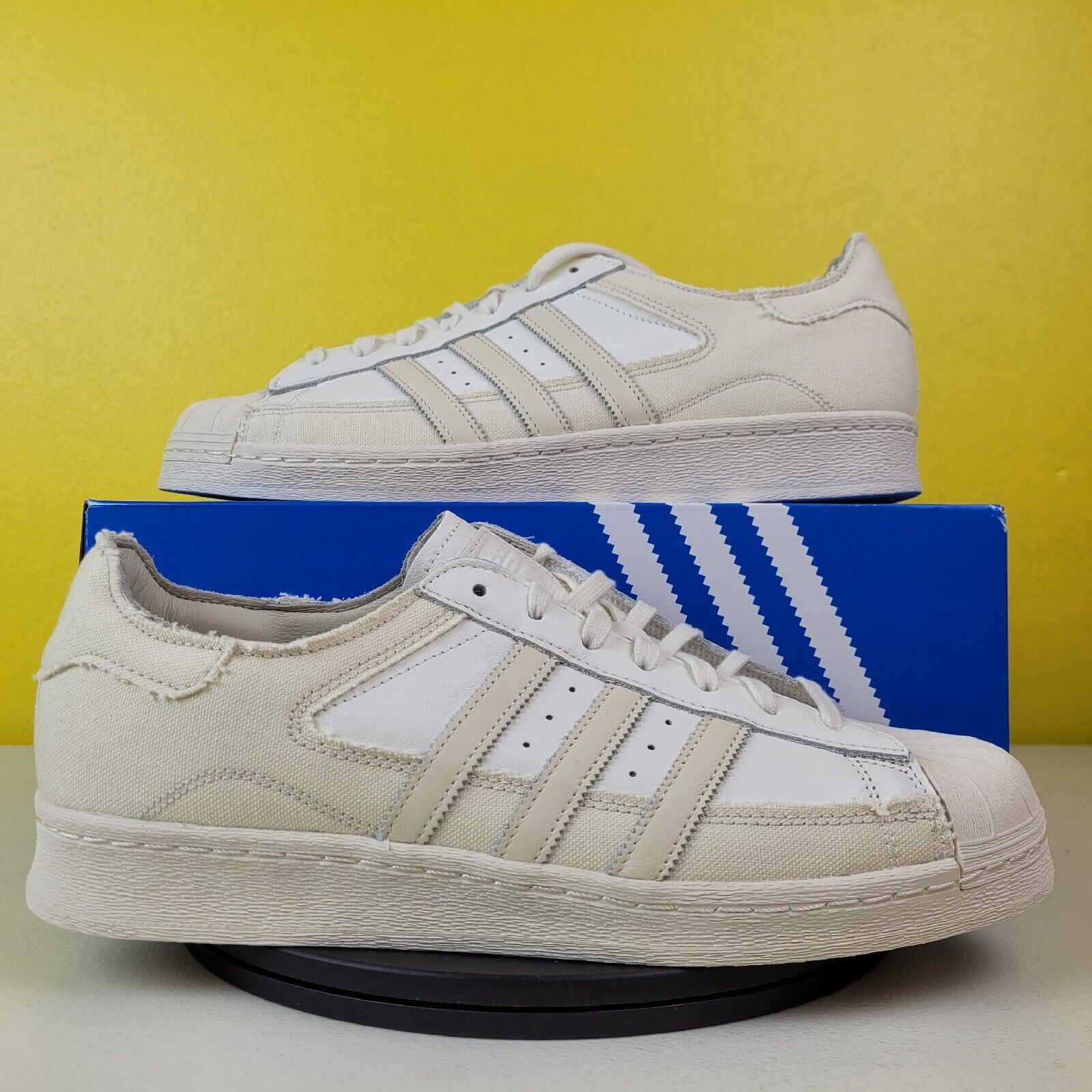 Adidas Originals Superstar 82 Running Sneakers White Cream GY2568 Mens ...