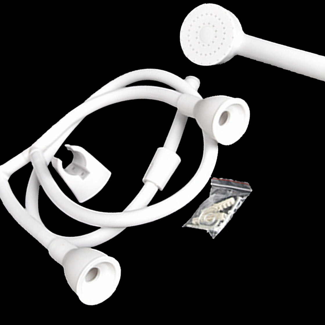 Single /Dual Tap Bath Sink Spray Mixer Hose Push on adapter Shower Head