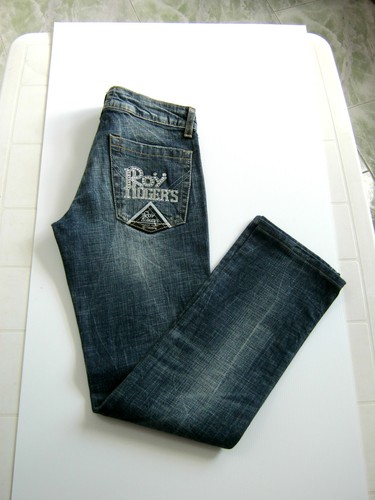 ROY ROGERS JEANS SLIM STRETCH STRASS VITA BASSA TG 40 SIZE W 26 ORIGINALI |  eBay
