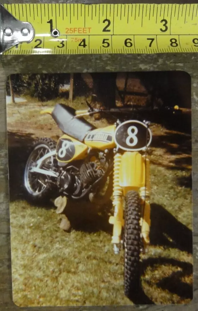 Yamaha Dirt Bike Bright Yellow YZ Vintage Photo 1975 eBay