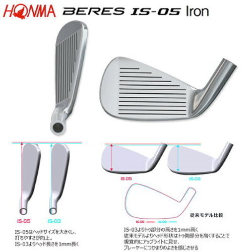 HONMA GOLF BERES IS-05 #4 Iron Flex-R 2STAR ARMRQ ∞48 3 Star 2016 - Picture 2 of 5